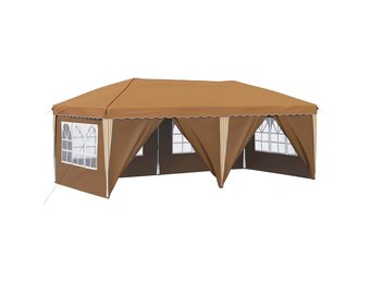 vidaXL Pop-up partytent 575 x 288 x 245 cm Beige