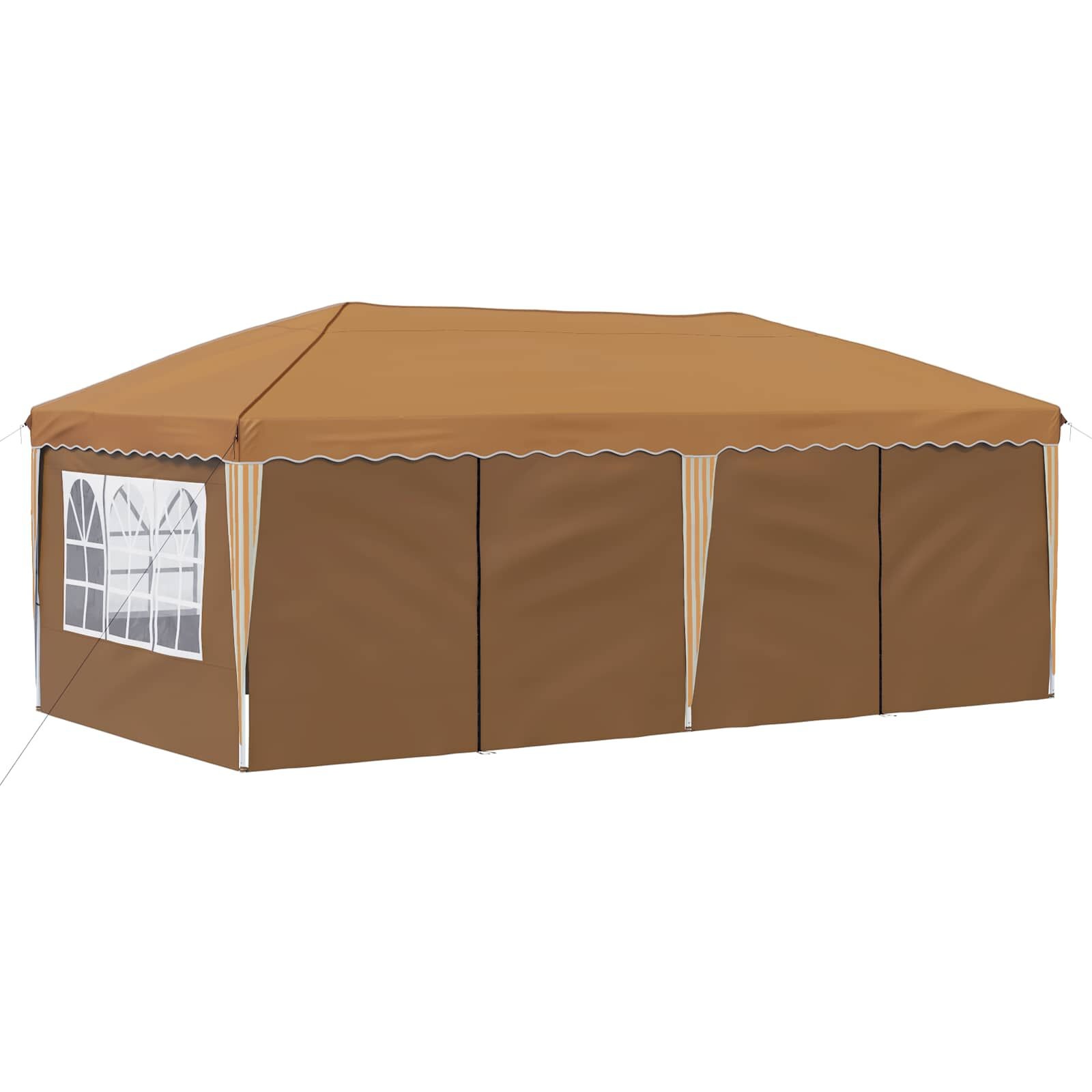 vidaXL Pop-up partytent 575 x 288 x 245 cm Beige