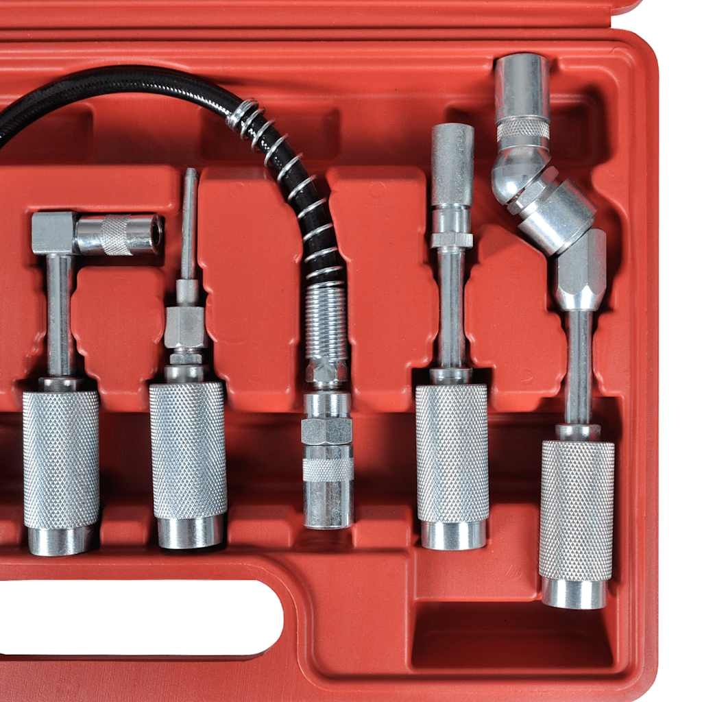 7-Delige Smeerslang Adapterset Vetpistool - 85% Korting