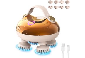 Elektrische Hoofdmassage Apparaat Goud | IPX7 Waterdicht | 3 Snelheden | 33% Korting