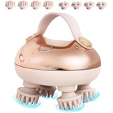 Arboleaf Elektrische Hoofdmassage Apparaat - Gouden Hoofdmassage Borstel met 3 Snelheden - Waterdicht