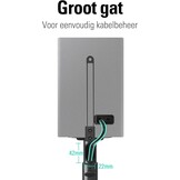 Mounting Dream Luidsprekerstandaard in hoogte verstelbaar voor satellieten tot 5 kg, set van 2 vloerstandaard