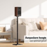 Mounting Dream Luidsprekerstandaard in hoogte verstelbaar voor satellieten tot 5 kg, set van 2 vloerstandaard