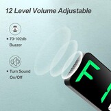 Gym Timer 15" Grote LED Display Wandklok|Interval Workout|Countdown|Stopwatch|12 Verstelbaar volume|3 Installatie Opties|Digitale Timer voor Fitness Home Garage Gym en buitensporten