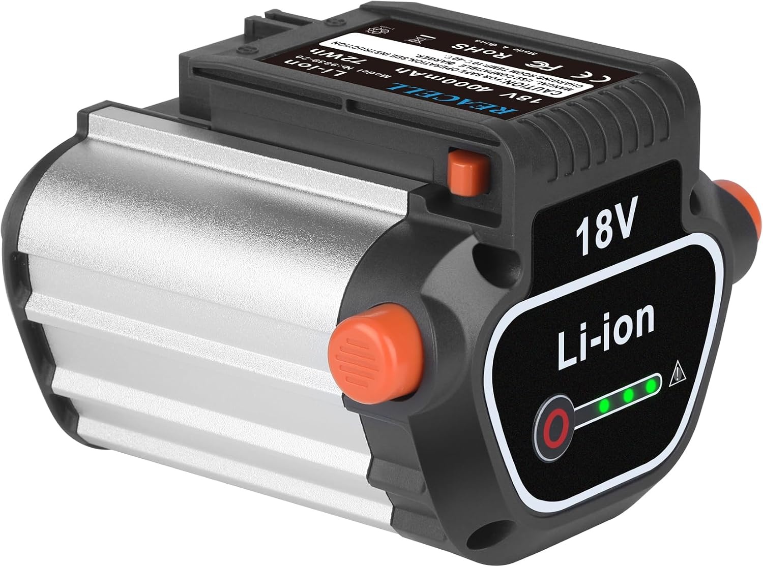 18V 4Ah Vervangende Batterij voor Gardena BLi-18 9840-20 9839-20