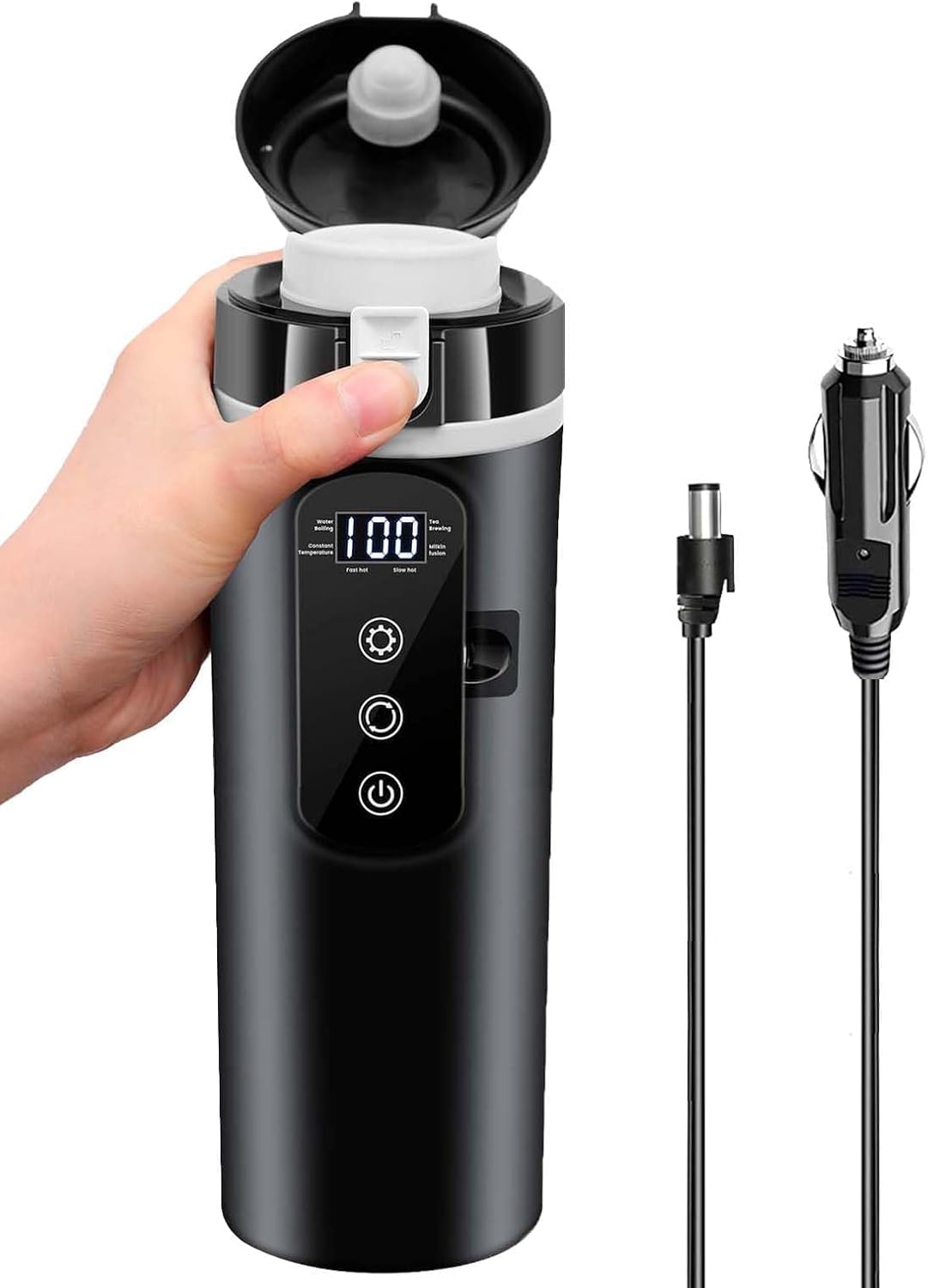 Auto Reiskoker 400ml Verwarmde Mok, 12V-24V