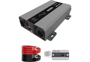Omvormer Zuivere Sinus 2000W 24V naar 230V - 35% Korting