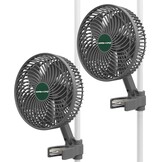 MARS HYDRO Grow ventilator, oscillerend, met clip, 15,2 cm, 10 windstanden - Maat 2 stuks