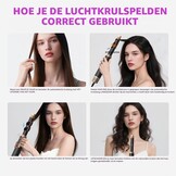 UMIGA Hairstyler 5-in-1 Airstyler, haarstyler, lucht, krultang, föhn, thermische borstel, stijlborstel, set, multistyler, ronde borstel, föhn, warmluchtborstel, haarstyling-apparaten, haardroger