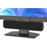 INGA Computerluidsprekers, USB-plug-and-play-desktopluidsprekers, bedrade computersoundbar voor gaming/vergaderingen, eenvoudig klemmen om te monitoren, compatibel met pc, Mac, laptop 10 W