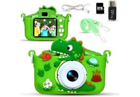 Digitale Kindercamera Groen - 1080P HD, 32GB - 32% Korting!