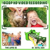 Kids Camera, Digital Camera Kids 1080P 2.0" Screen Kids Camera with 32GB Card, Selfie Digital Camera Photo Camera Toy for Christmas & Birthday Boys & Girls 3-12 Years, Green