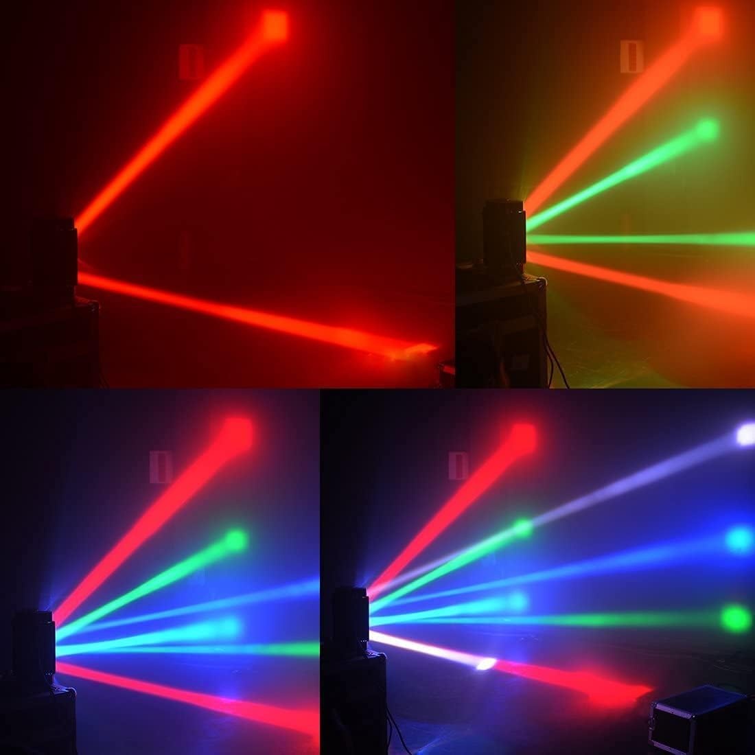 BETOPPER DMX512 Mobiele koplampen, discolampen, podiumlampen, mini-spider, feestlicht, RGBW DMX512, hoge energie-activering van Halloween, party, club, bar, huis, 2 stuks