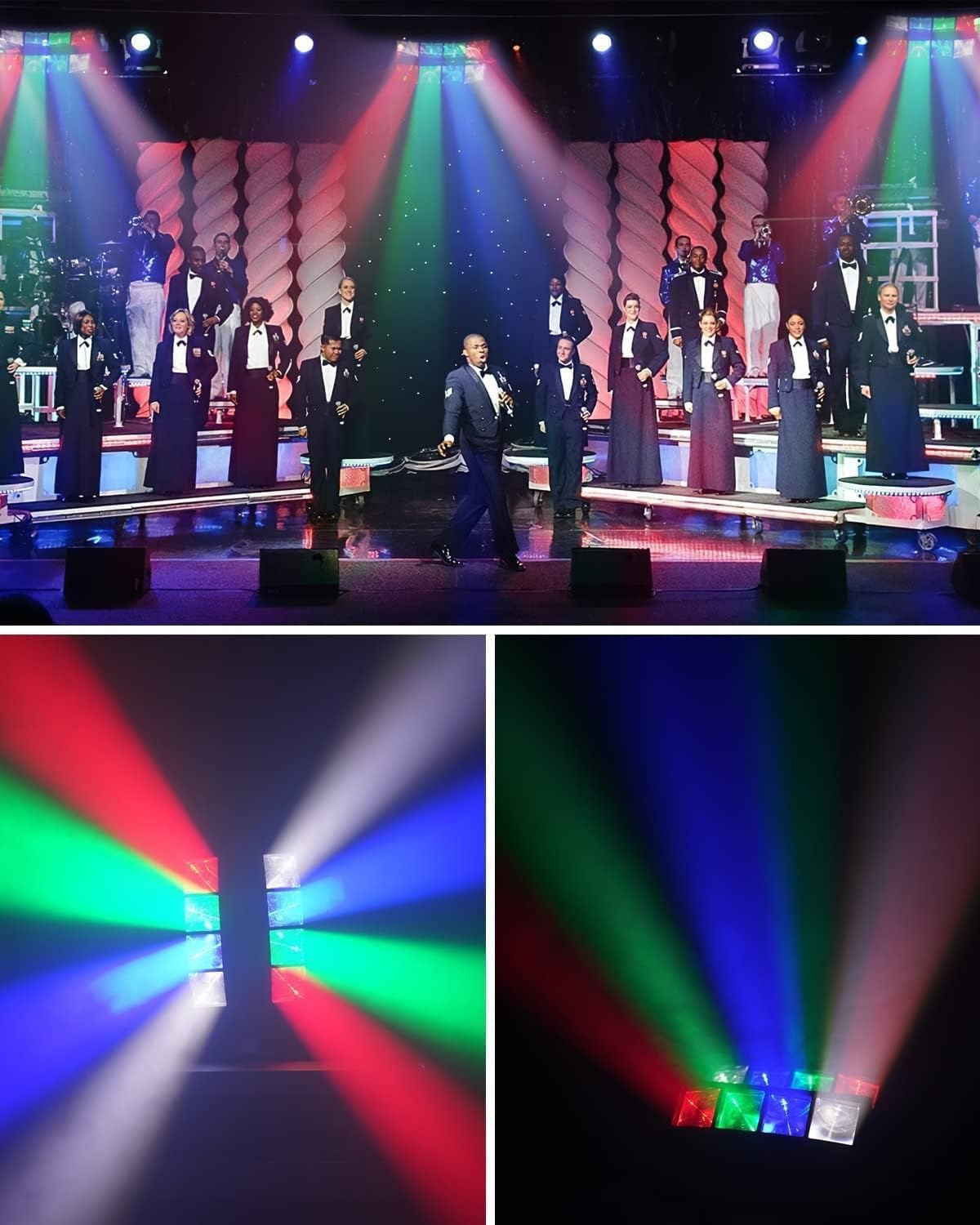 BETOPPER DMX512 Mobiele koplampen, discolampen, podiumlampen, mini-spider, feestlicht, RGBW DMX512, hoge energie-activering van Halloween, party, club, bar, huis, 2 stuks