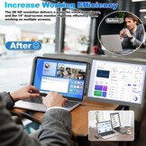 Teamgee S1 Pro Max 14 inch QHD Portable Monitor - Zilver