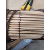 vidaXL Rolgordijn 100x220 cm bamboe bruin