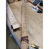 vidaXL Rolgordijn 100x220 cm bamboe bruin