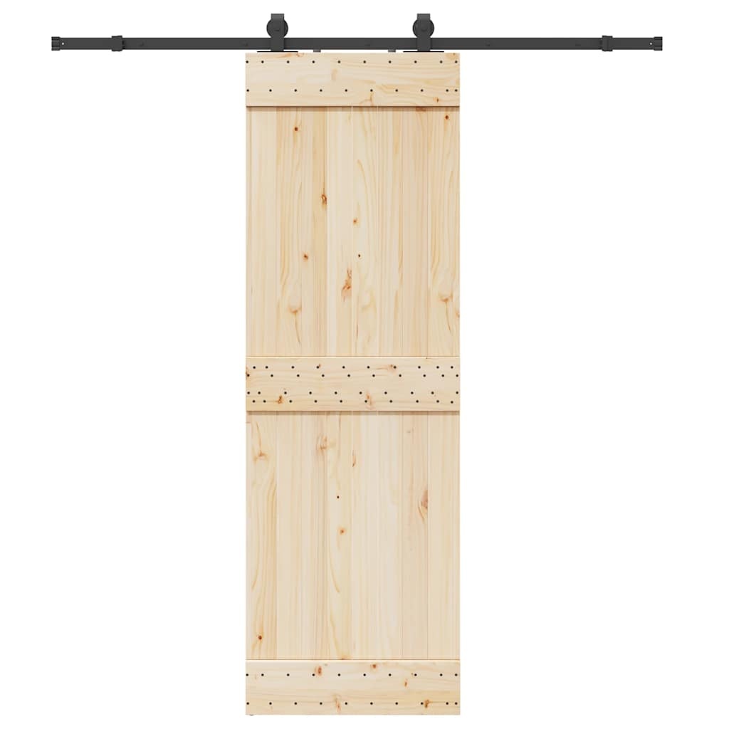 vidaXL Schuifdeurbeslag 200 cm Zwart Staal - 34% Korting