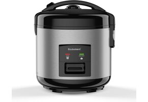 Rijstkoker 1L 400W Zilv - 34% Korting! Snel koken, warmhoudfunctie