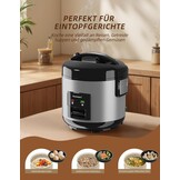 Rijstkoker 1L 400W Zilv - 34% Korting! Snel koken, warmhoudfunctie