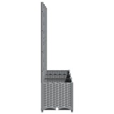 Plantenbak met latwerk 120cm Lichtgrijs - 34% Korting