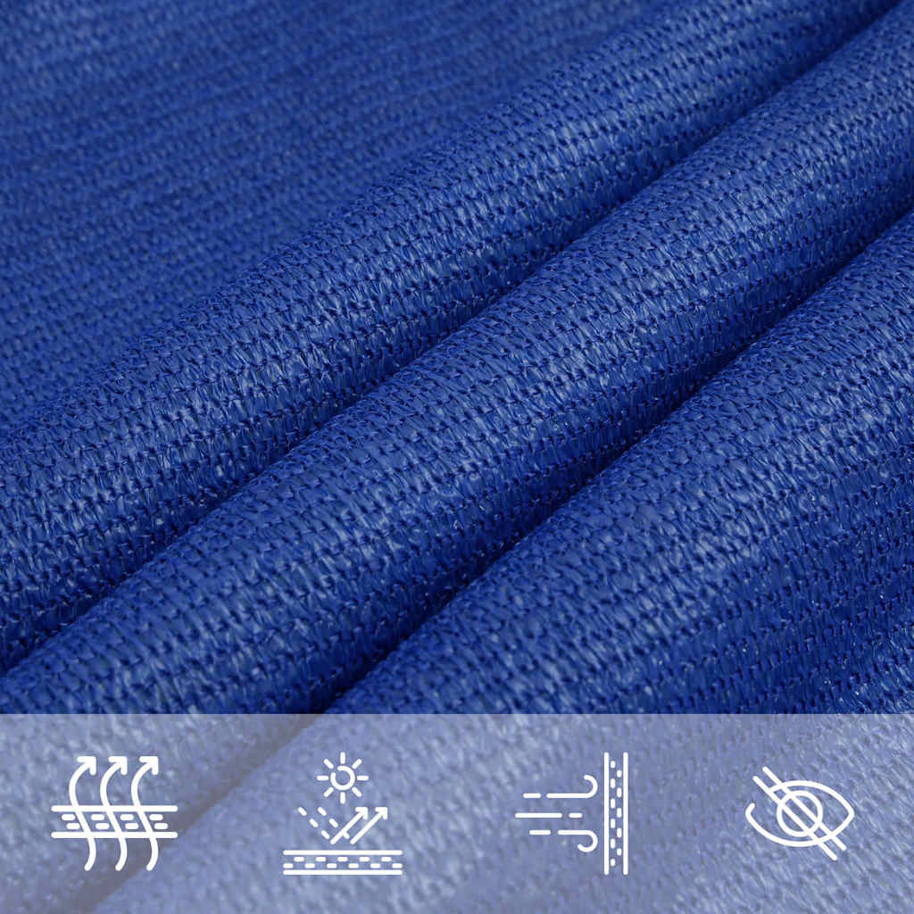 vidaXL Zonnezeil Rechthoekig 4x5m Blauw - 34% Korting