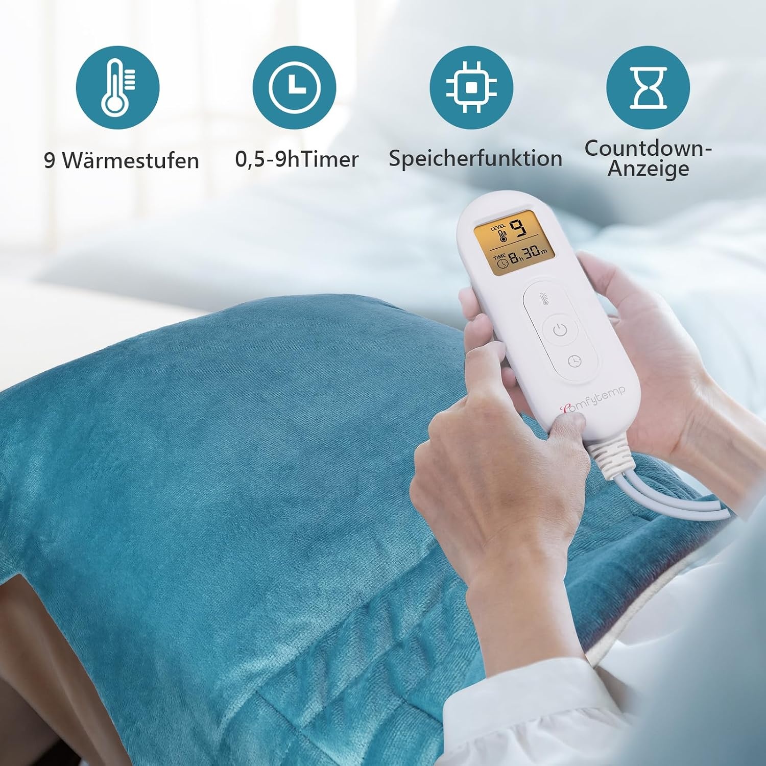Gewogen Verwarmingskussen Nek, Schouder, Rug - 33% Korting!