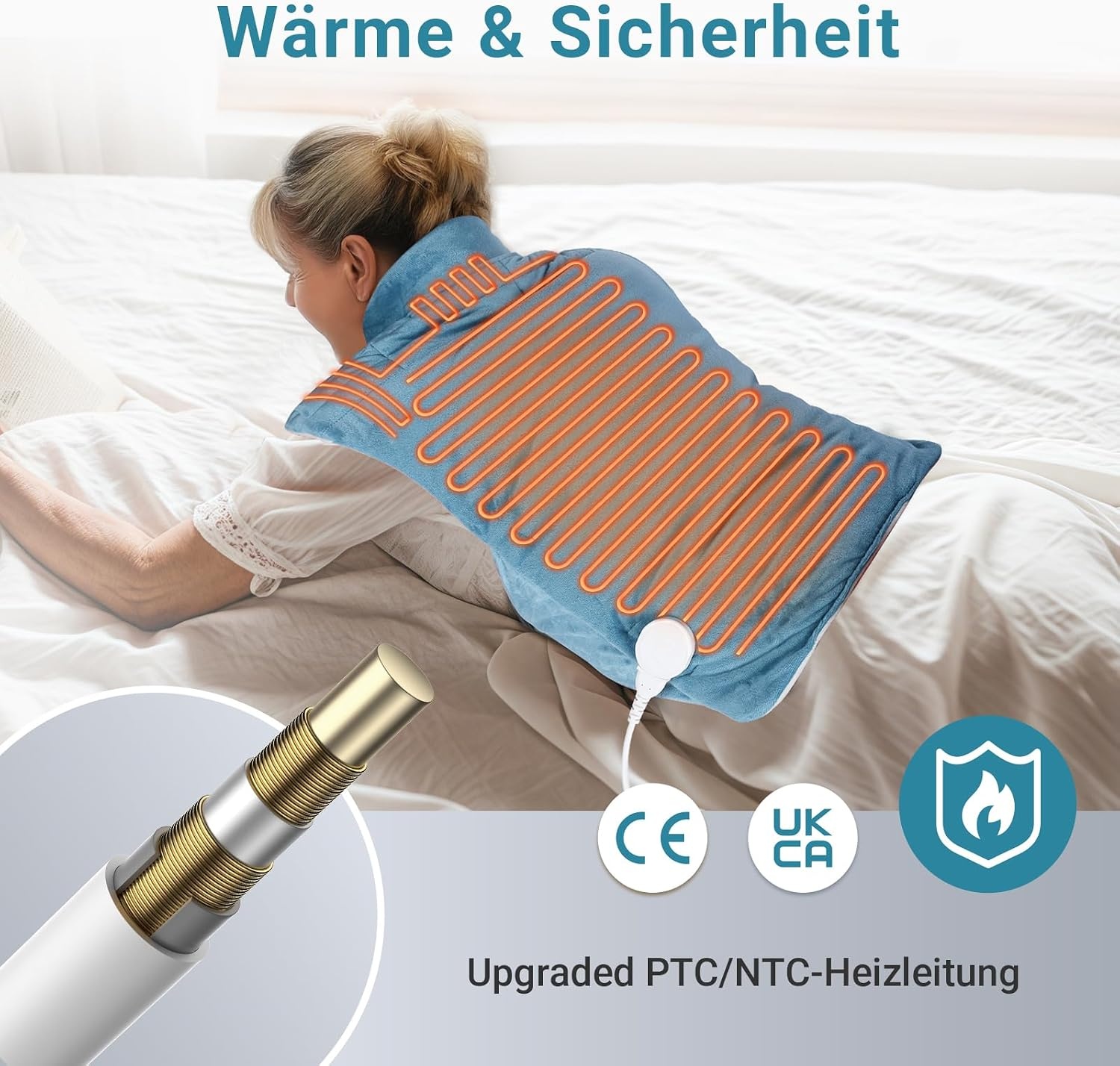 Gewogen Verwarmingskussen Nek, Schouder, Rug - 33% Korting!