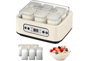 Yoghurtmaker RVS 1.6L - Maak Yoghurt, Natto & Rijstwijn (34% Korting)