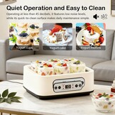 Yoghurtmaker RVS 1.6L - Maak Yoghurt, Natto & Rijstwijn (34% Korting)
