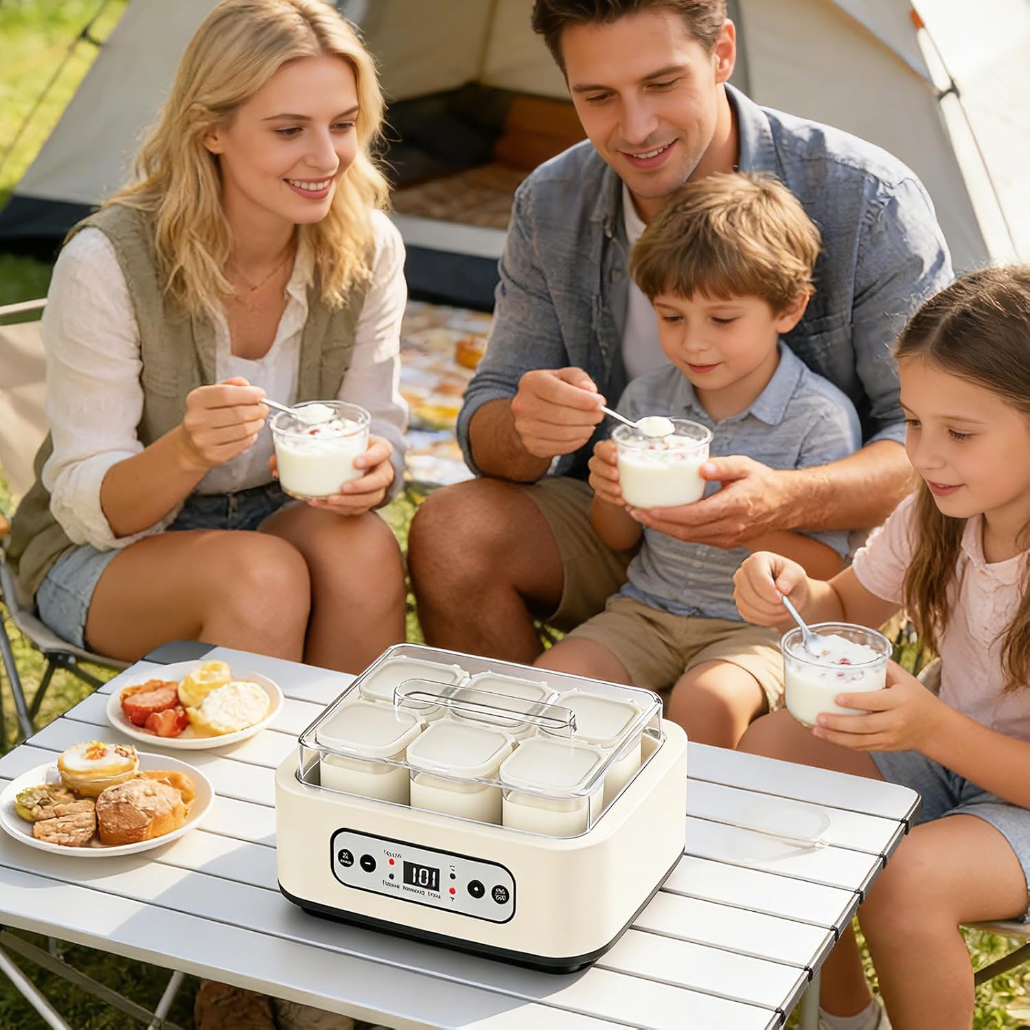 Yoghurtmaker RVS 1.6L - Maak Yoghurt, Natto & Rijstwijn (34% Korting)