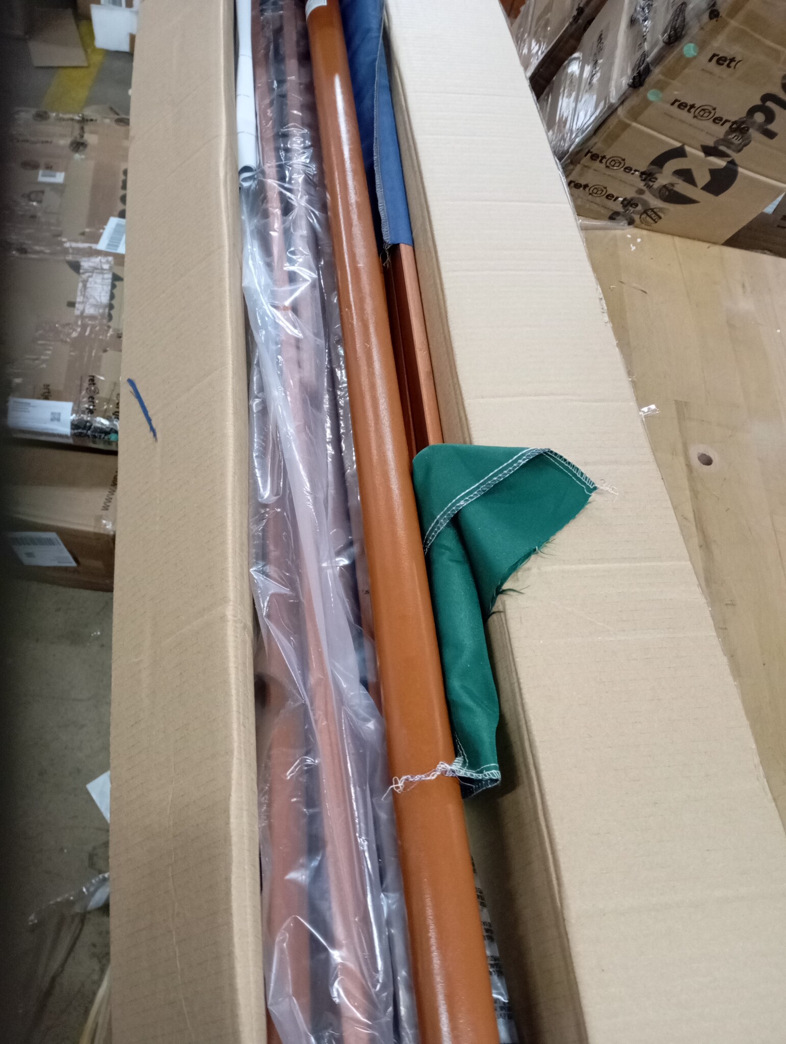 Parasol Crèmewit Hout 200x300cm - 54% Korting