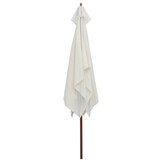Parasol Crèmewit Hout 200x300cm - 54% Korting
