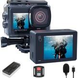 Actiecamera 4K 60FPS 64MP Dual Screen Waterdicht met 34% Korting