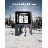 Actiecamera 4K 60FPS 64MP Dual Screen Waterdicht met 34% Korting