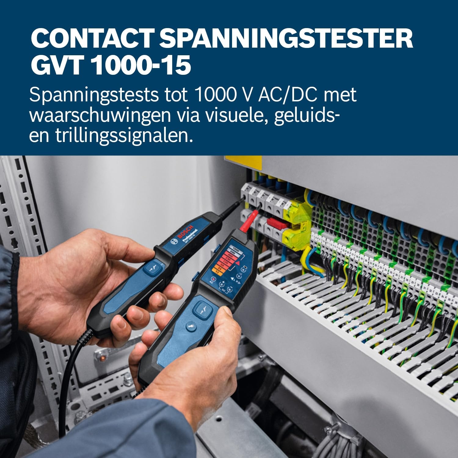 Bosch Spanningstester 12-1000V AC/DC | LED-display | 34% Korting
