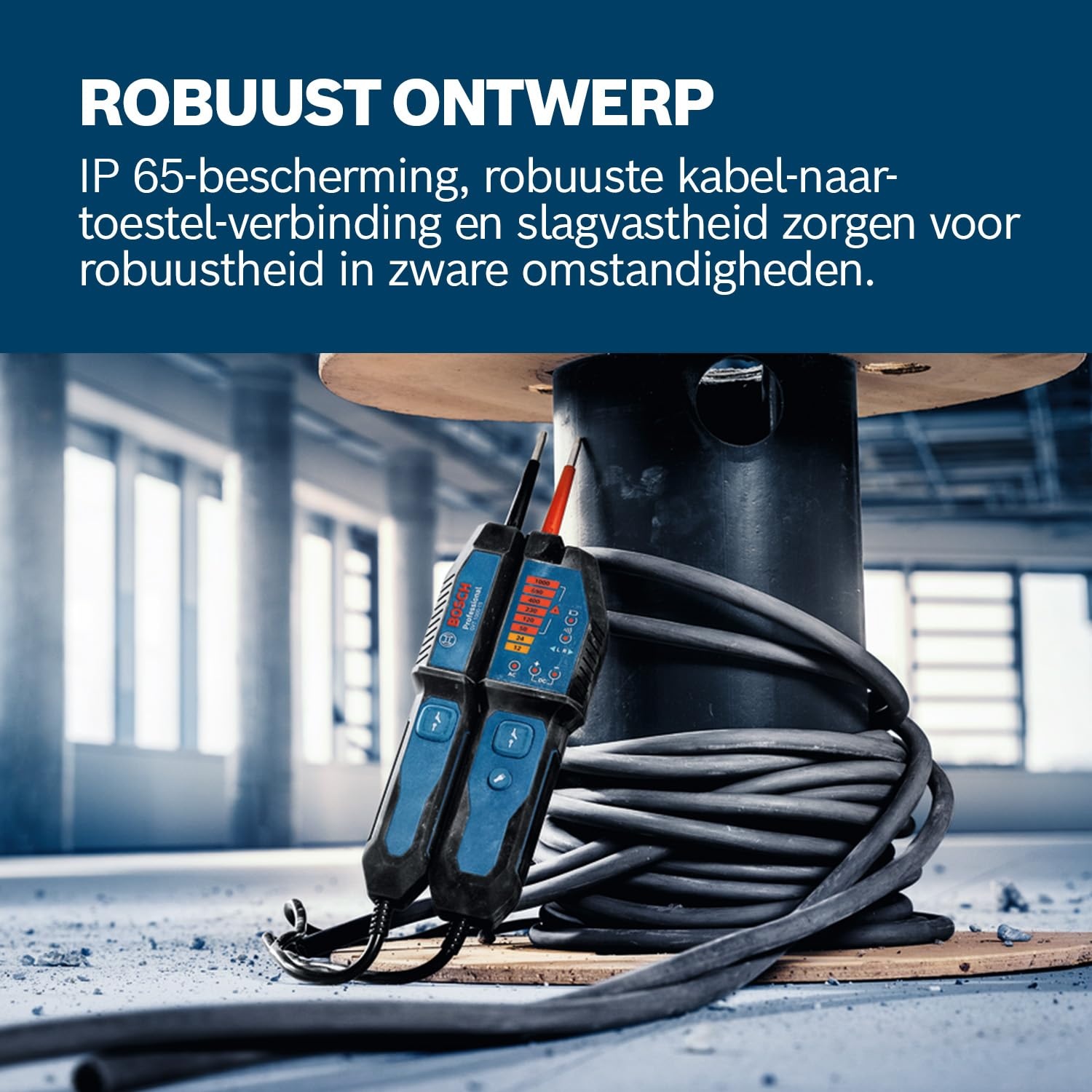 Bosch Spanningstester 12-1000V AC/DC | LED-display | 34% Korting