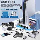 PS5 Koelstandaard met Snellader & Gamehouder (33% korting)