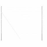 vidaXL Hekpaal Set (12 stuks) - Zilver - Poedergecoat Staal - 53% Korting