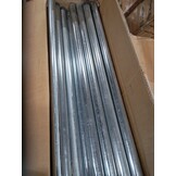 vidaXL Hekpaal Set (12 stuks) - Zilver - Poedergecoat Staal - 53% Korting
