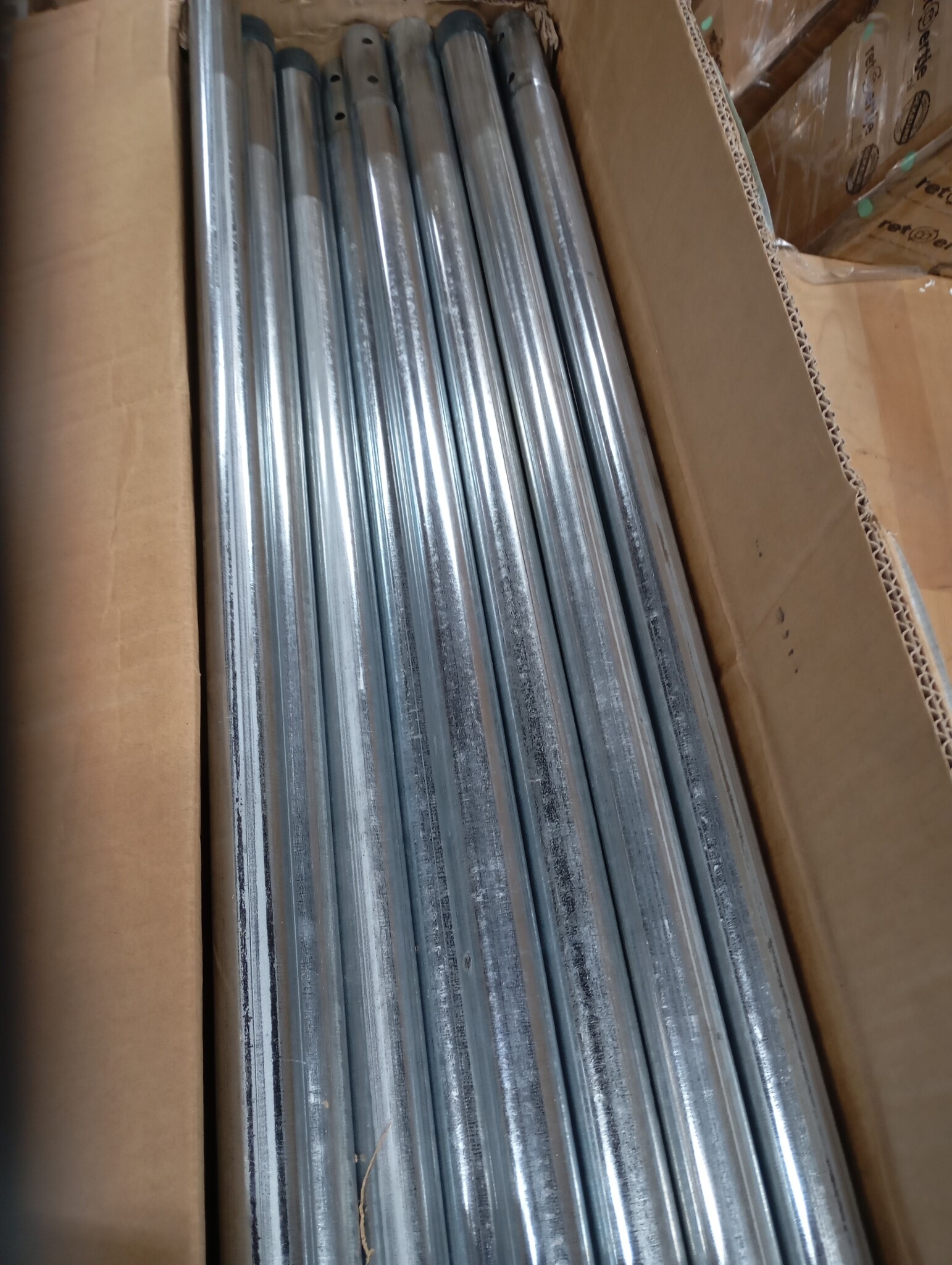vidaXL Hekpaal Set (12 stuks) - Zilver - Poedergecoat Staal - 53% Korting