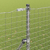 vidaXL Hekpaal Set (12 stuks) - Zilver - Poedergecoat Staal - 53% Korting