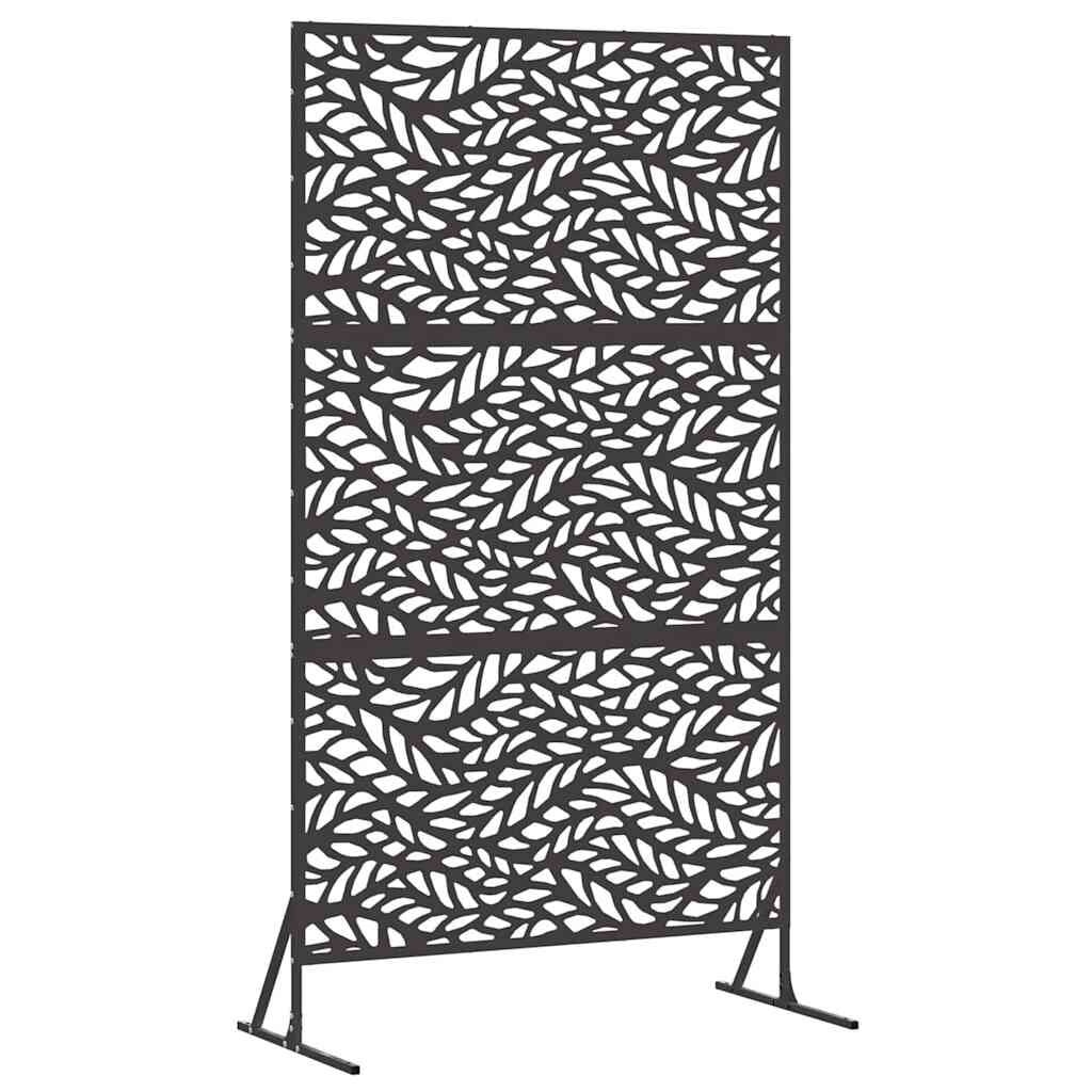 vidaXL Privacyscherm Staal Zwart 100x50x180 cm - 35% Korting