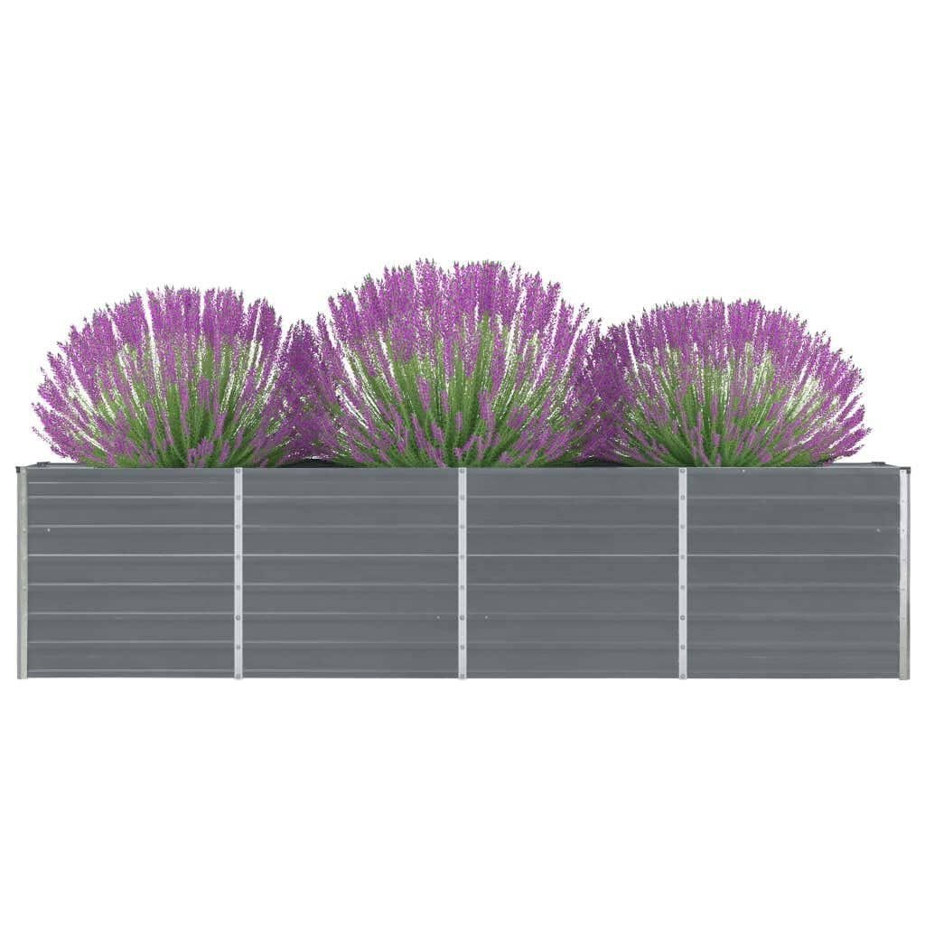 Verhoogde Plantenbak 320cm Staal Grijs - 59% Korting