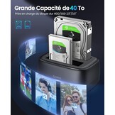 Orico Dubbele Docking Station voor 2.5"/3.5" HDD/SSD | 5Gbps | 33% Korting