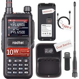 Radtel RT-470 Tri-Band Walkie-Talkie 10W met Luchtbandontvangst & NOAA Radio (34% Korting)