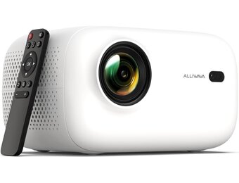 PR550 4K mini-projector met bluetooth, wifi6, 1080p, 18000 lumen, draagbaar, ondersteunt elektrische focus en automatische keystone PR550 thuisbioscoop
