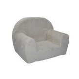 Kinderfauteuil LINCOLN Beige Corduroy 60x40x45 cm - 53% Korting