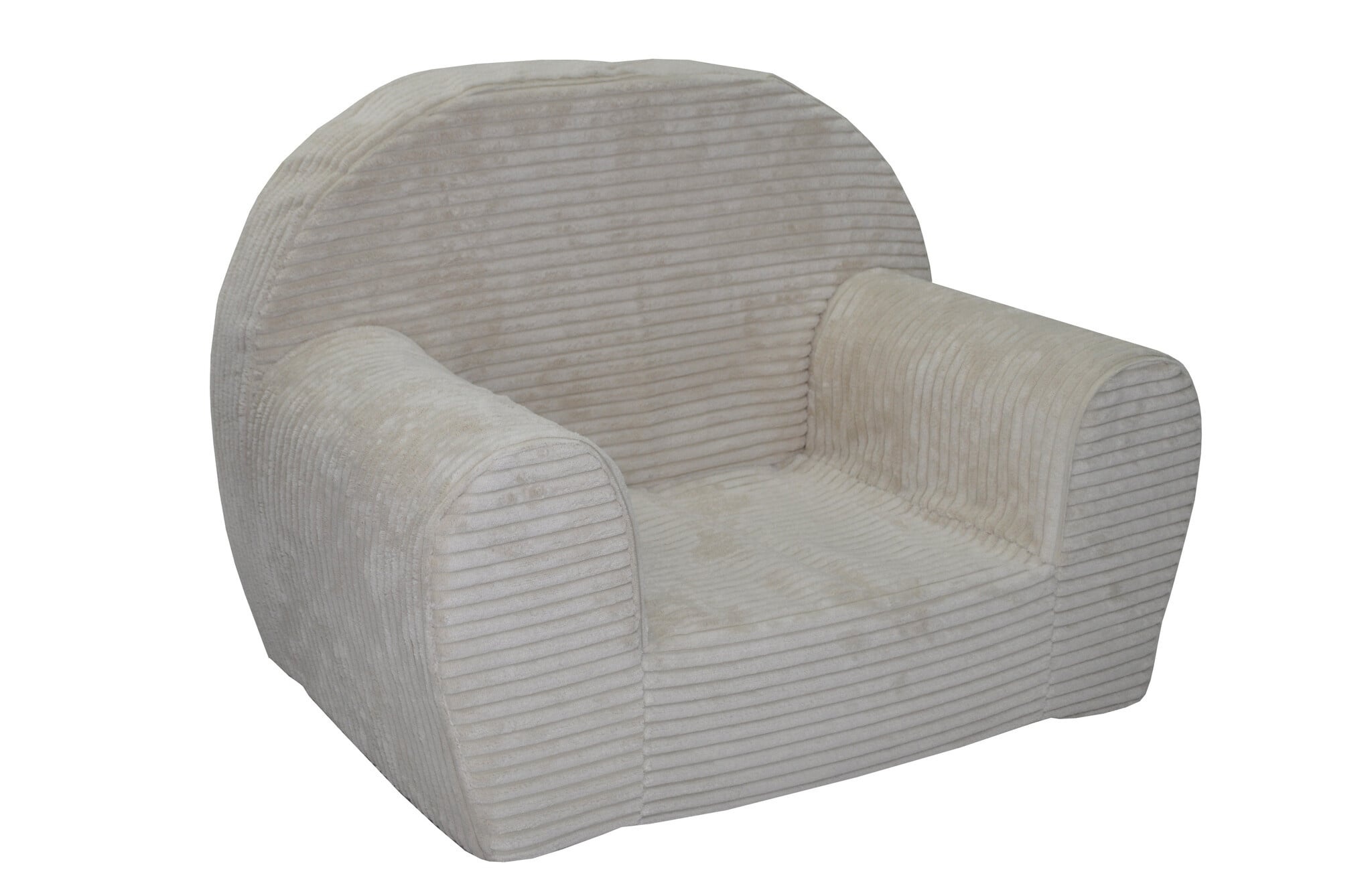 Kinderfauteuil LINCOLN Beige Corduroy 60x40x45 cm - 53% Korting