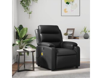 Verstelbare Massagestoel met Kunstleer & 35% Korting